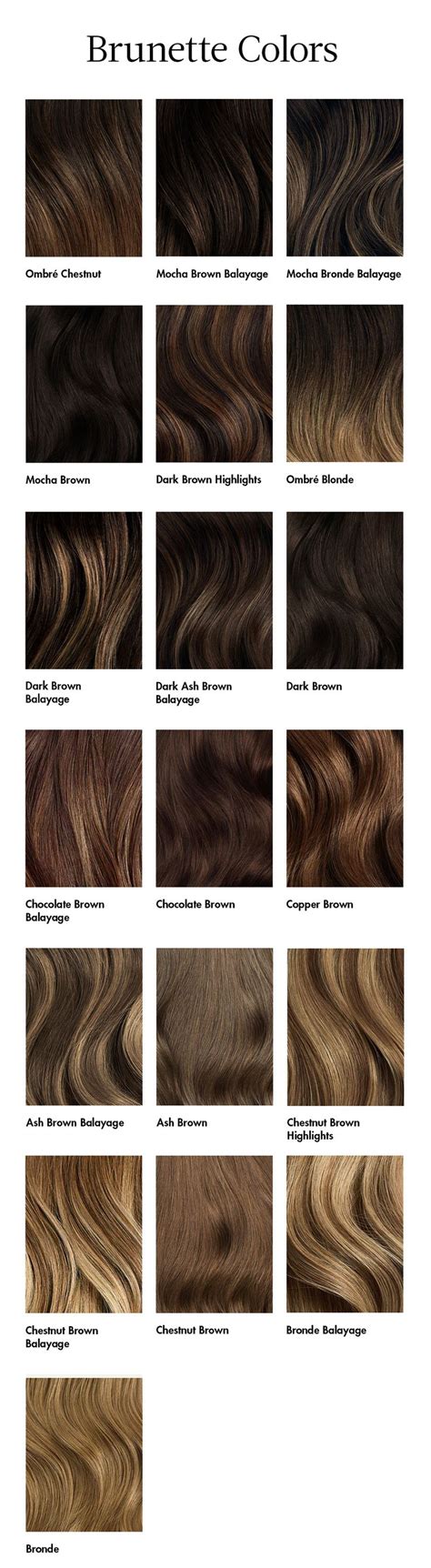 Cool brown hair tones