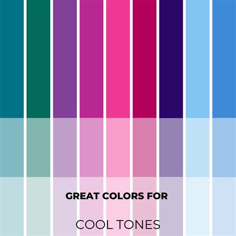 Cool tone colors