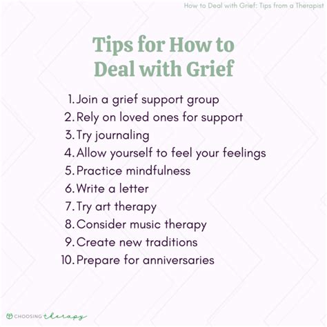 Coping with grief