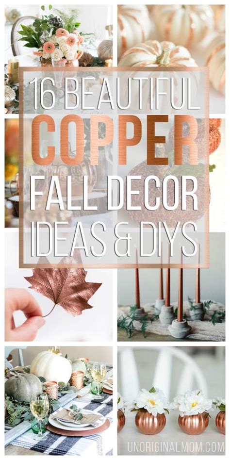 Copper Autumn Decorating Ideas