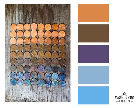 Copper and Deep Blues Design Inspiration