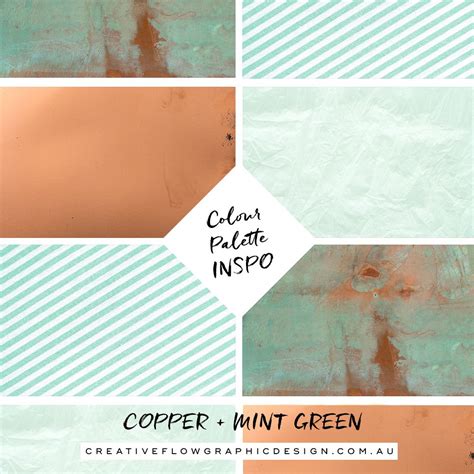 Copper and Mint Green Design Inspiration