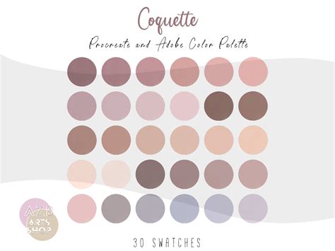 Coquette color palette image 1