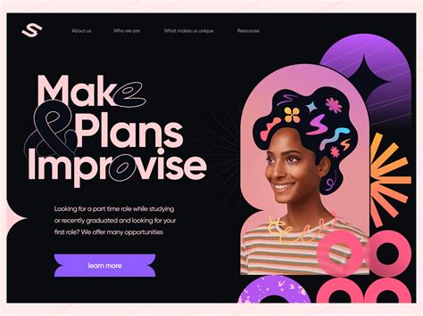 Coral web design inspiration