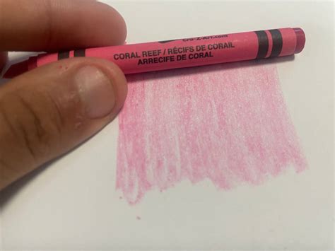 Corals eating crayons