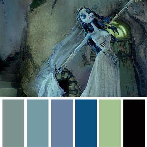 Corpse Bride Color Palette Inspiration 1