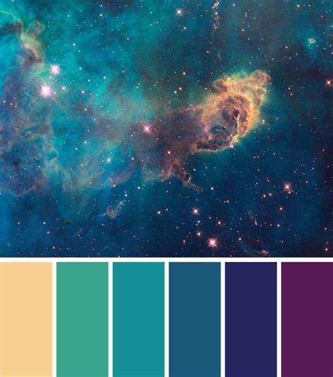 Cosmic Color Schemes Design