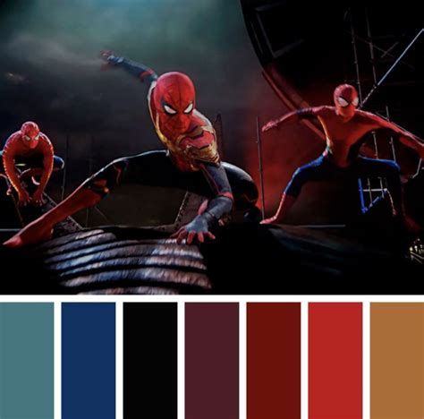 Cosmic Spiderman Color Palette