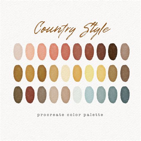 Country Chic Color Palette