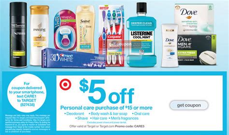 Coupons for Personal Care