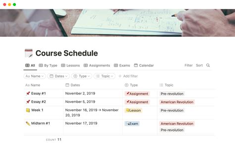 Academic Calendar and Course Scheduling