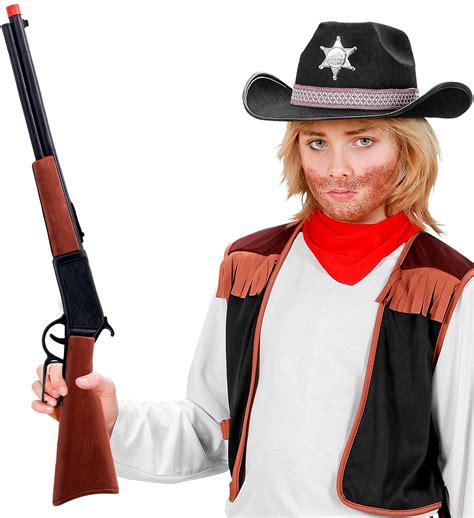 Cowboy with Shotgun in the Wild West