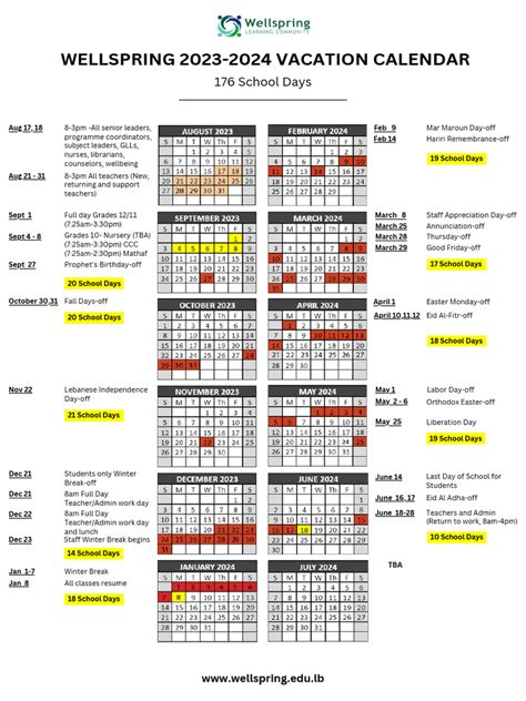 CPSB Calendar Structure