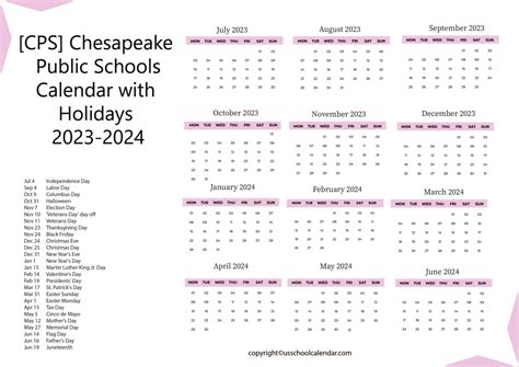 CPSchools Calendar Best Practices