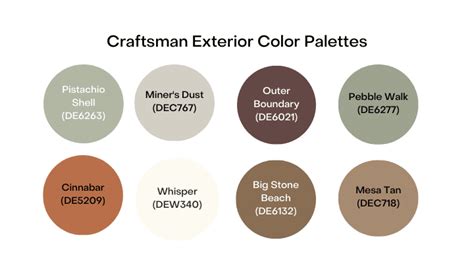 Craftsman color schemes example 6