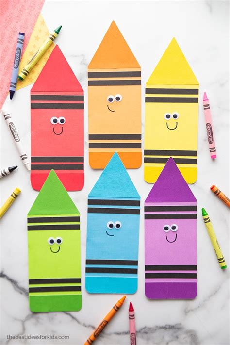 Easy Crayon Cut Outs Ideas for Kids