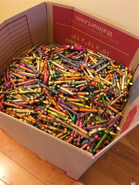 Crayon disposal practices can harm marine life