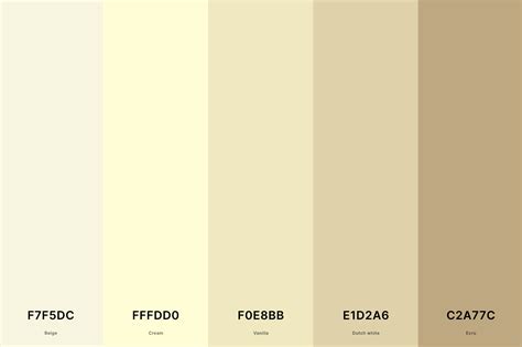 A swatch of the Creamy Beige color