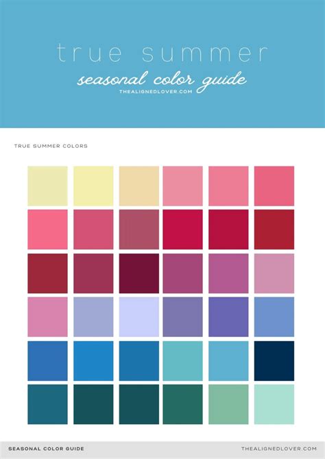 Create Warm Summer Color Palette