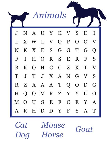 Create Your Own Word Search Printables