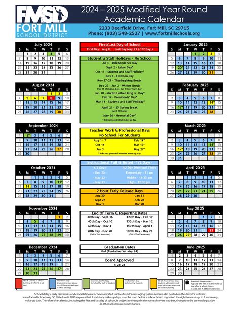 Creating a District Calendar