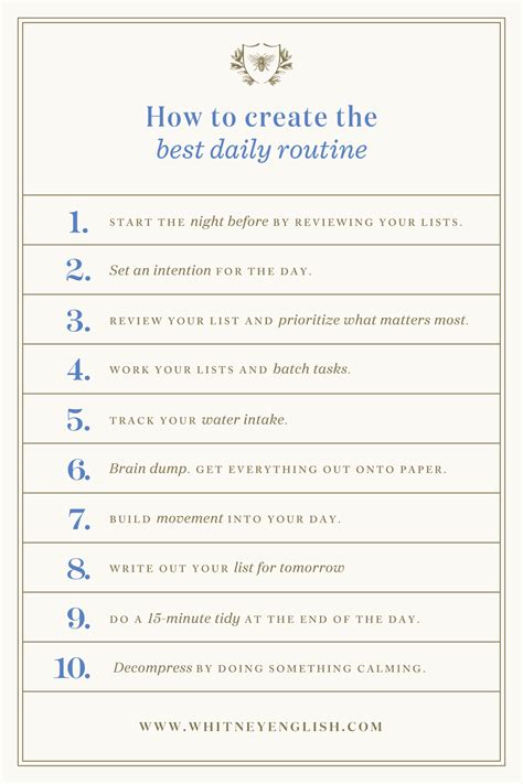 Creating a routine