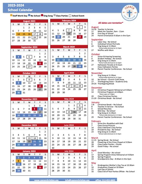 Creating an Effective CCA Calendar