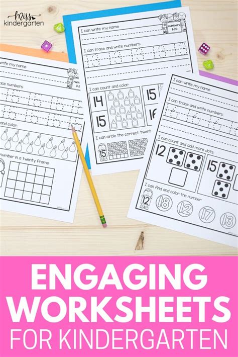 Creating Engaging Kindergarten Worksheets