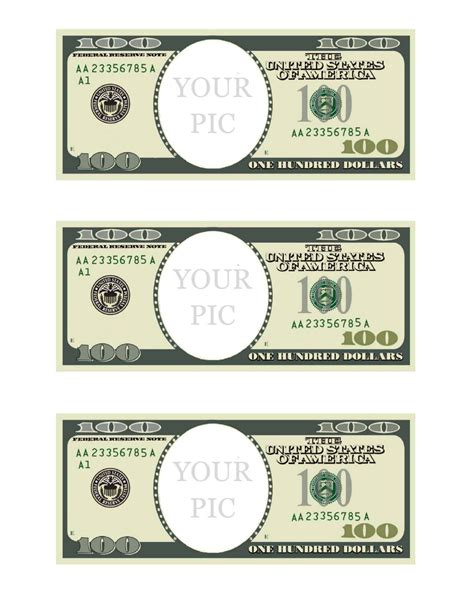 Creating fake money printable templates