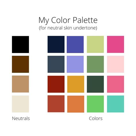 Creating Neutral Undertone Color Palettes