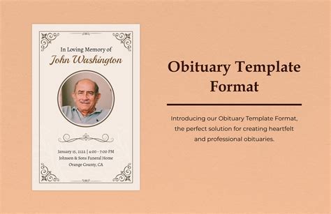 Creating an Obituary