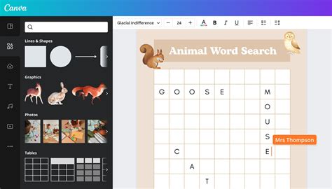 Creating Your Own Word Searches