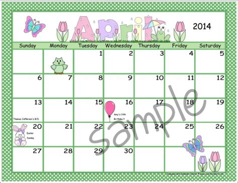 Creating your own free calendar prints