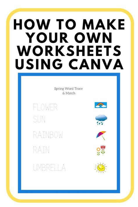 Tips for creating custom worksheets