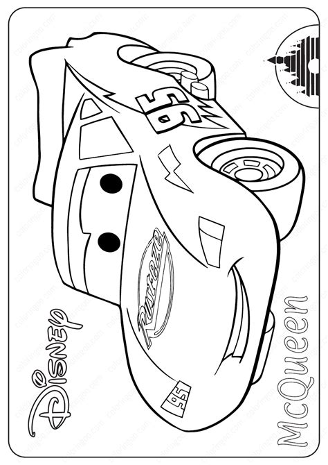 Creative Ideas for Disney Cars Coloring Pages