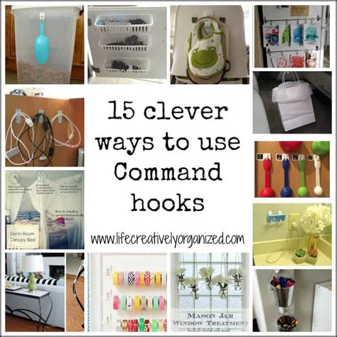 Creative Ways to Use Command Hooks as Hangers