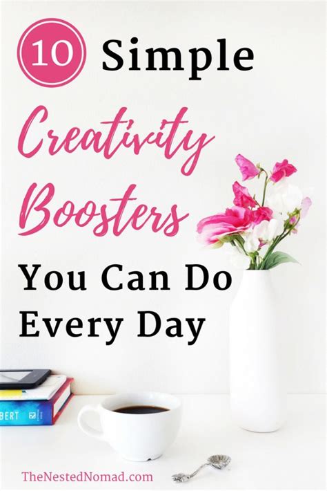 Creativity boosters