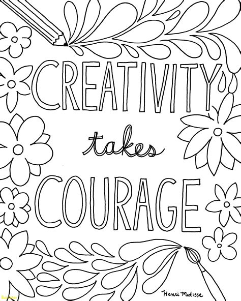 Creativity Coloring Pages