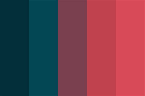 Crimson color palette