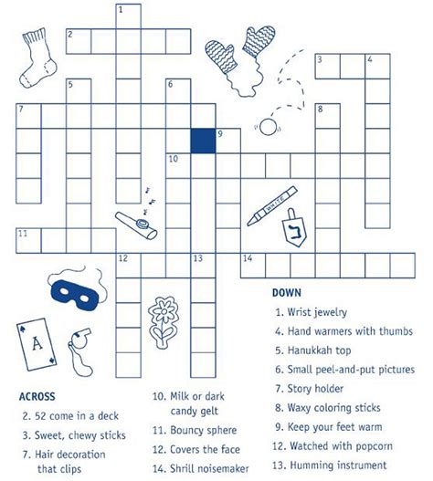 Crossword puzzle printables for children