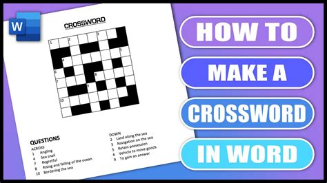 Crossword Puzzle Tutorials