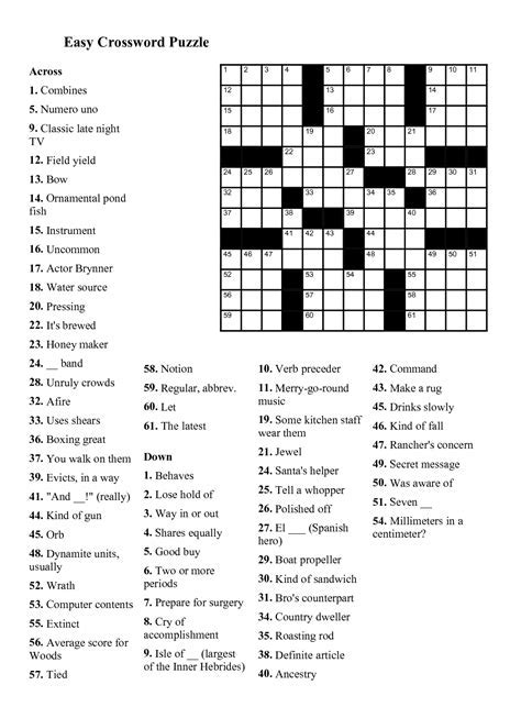 Benefits of Crossword Puzzles for Adults