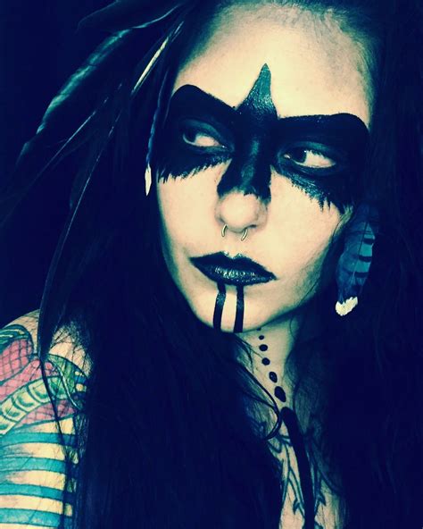 Crow Makeup Look 7