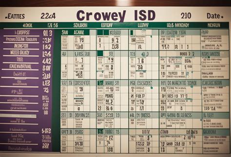 Crowley ISD Calendar Benefits