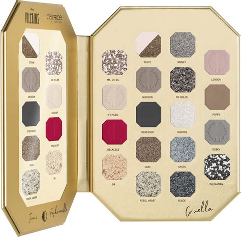 Cruella de Vil-inspired eyeshadow palette