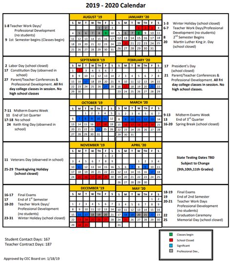 CU Denver Academic Calendar