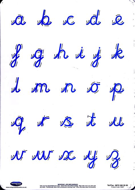 Cursive Letter Formation