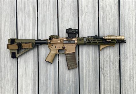 Custom AR-15 rifle