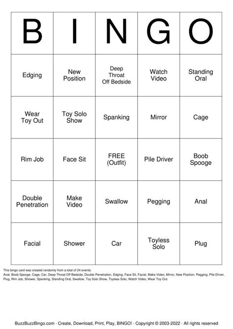 Custom Bingo Cards