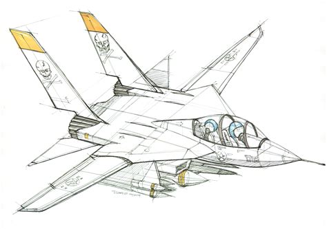 Designing your custom fighter jet drawing